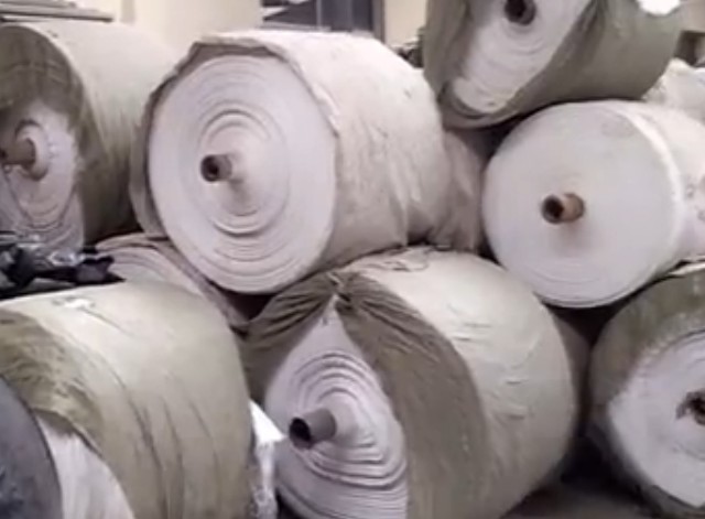 各种规格颜色质量的编织袋布卷展示视频